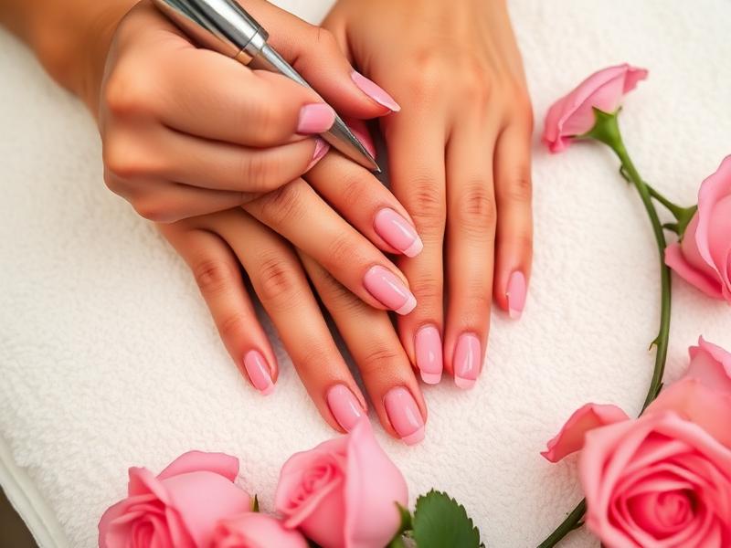 File and Polish at 1st Lady Hair & Beauty Salon